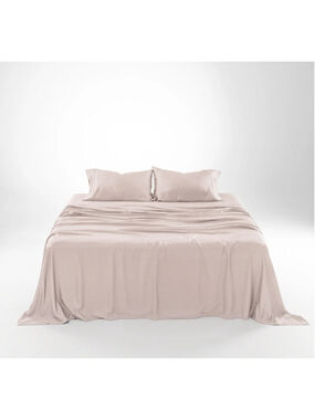 Olive Crate 100% Eucalyptus TENCEL Cooling - TWIN XL Sheet Set 3pc Barely Pink